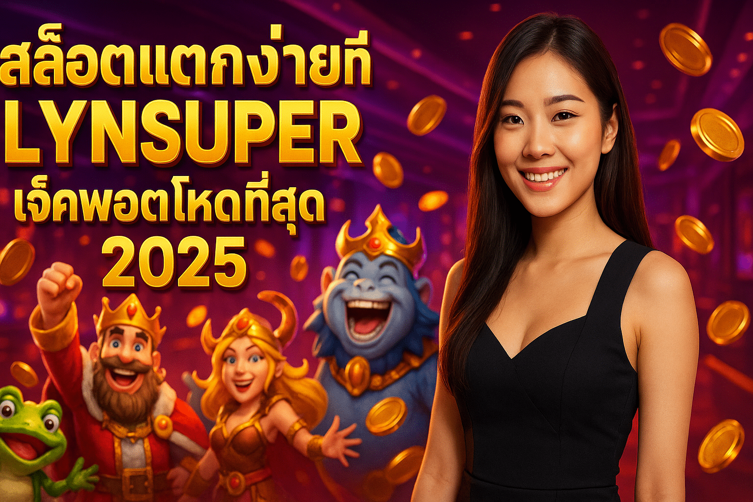 สล็อตแตกง่ายที่ LYNSUPER แจ็คพอตโหดที่สุด 2025