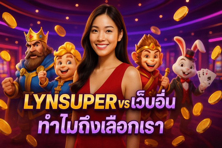 LYNSUPER vs เว็บอื่น ทำไมถึงเลือกเรา