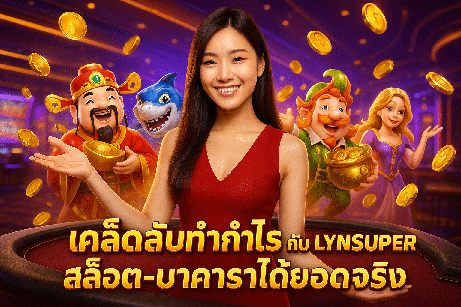 เคล็ดลับทำกำไรกับ LYNSUPER สล็อต-บาคาร่าได้ยอดจริง