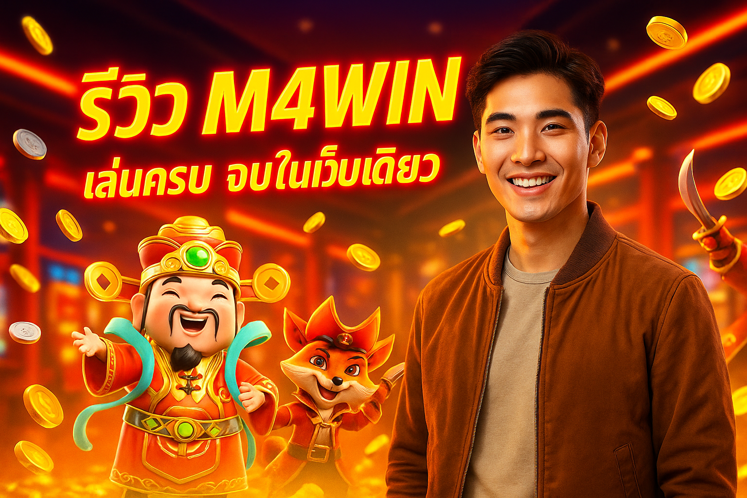 รีวิว M4WIN เล่นครบ จบในเว็บเดียว