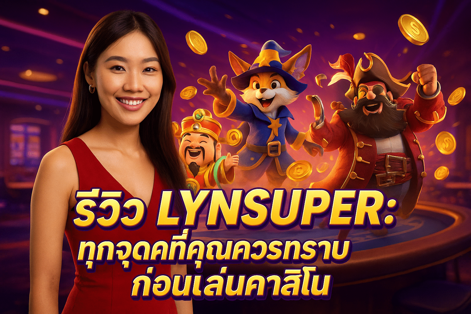 รีวิว LYNSUPER: ทุกจุดที่คุณควรทราบก่อนเล่นคาสิโน