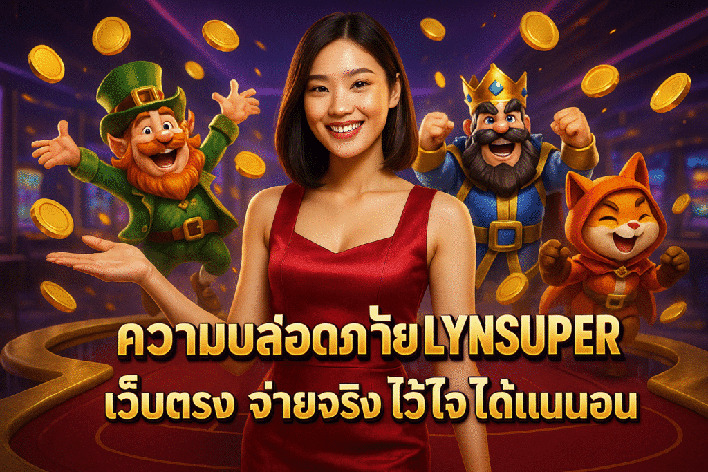 ความปลอดภัย LYNSUPER เว็บตรง จ่ายจริง ไว้ใจได้แน่นอน