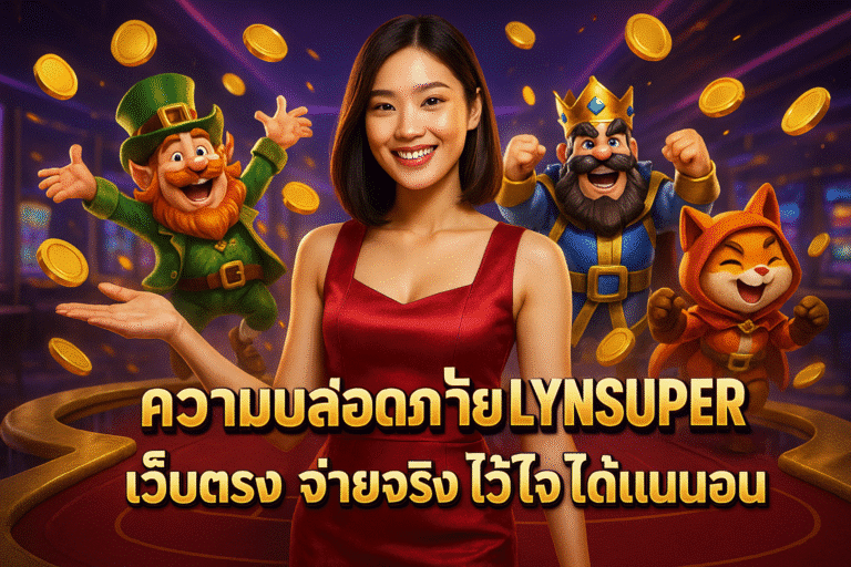 ความปลอดภัย LYNSUPER เว็บตรง จ่ายจริง ไว้ใจได้แน่นอน